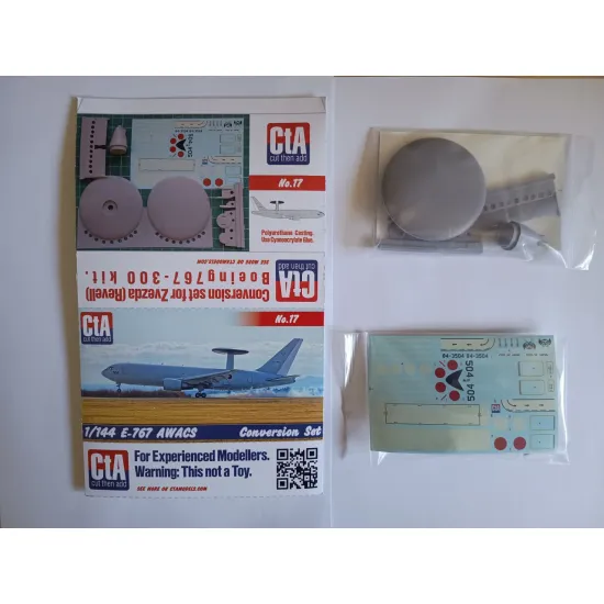Cta Models 017 1/144 Conversion Set For Boeing 767-300 E-767 Awacs Zvezda/Revell