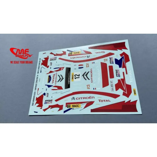 Mf-zone Dc2488 1/24 Citroen C4 Wrc S Ogier / J Ingrassia - 45 Rallyracc Catalunya Costa Daurada 2009