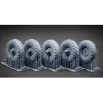 Scalex Wm-35005 1/35 Gaz-66 Ordinary Wheel Set For Trumpeter