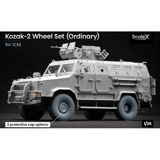 Scalex Wm-35006 1/35 Kozak 2 Ordinary Wheel Set For Icm