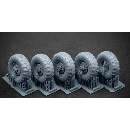 Scalex Wm-35013 1/35 Brdm 2 Ordinary Wheel Set For Trumpeter