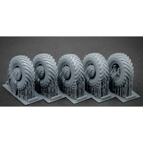 Scalex Wm-35015 1/35 Gaz Tiger V1 Ordinary Wheel Set For Meng