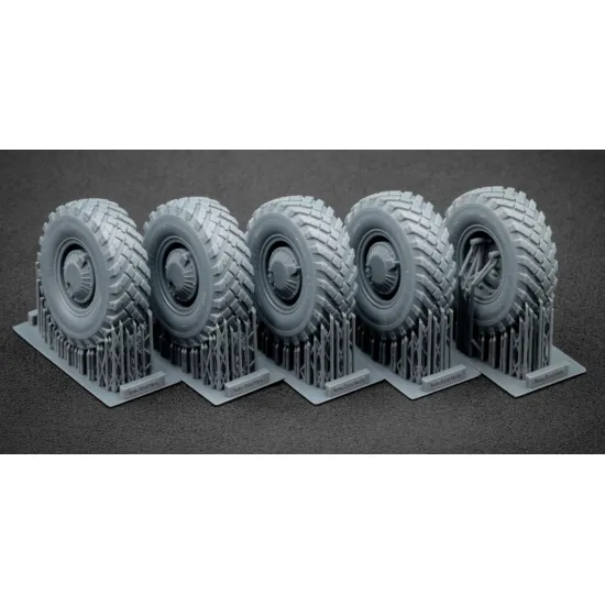 Scalex Wm-35016 1/35 Gaz Tiger V2 With Shield Ordinary Wheel Set For Meng