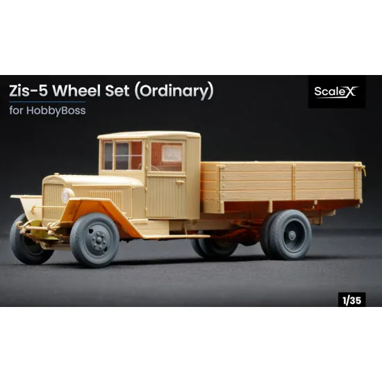 Scalex Ww-35002 1/35 Zis-5 Ordinary Wheel Set For Hobbyboss