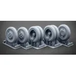 Scalex Ww-35002s 1/35 Zis-5 Sagged Wheel Set For Hobbyboss