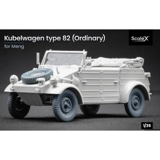 Scalex Ww-35003 1/35 Kubelwagen Type 82 Ordinary Wheel Set For Meng Tamiya