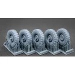 Scalex Wm-35020 1/35 L Rover 88 6 5 Smallordinary Wheel Set For Ak-interactive