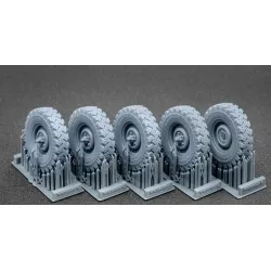 Scalex Wm-35020 1/35 L Rover 88 6 5 Smallordinary Wheel Set For Ak-interactive