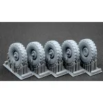 Scalex Wm-35021s 1/35 L Rover 88 7/5 Big Sagged Wheel Set For Ak-interactive