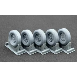 Scalex Wm-35019s 1/35 Cargo Truck T2 Sagged Wheel Set For Ak-interactive