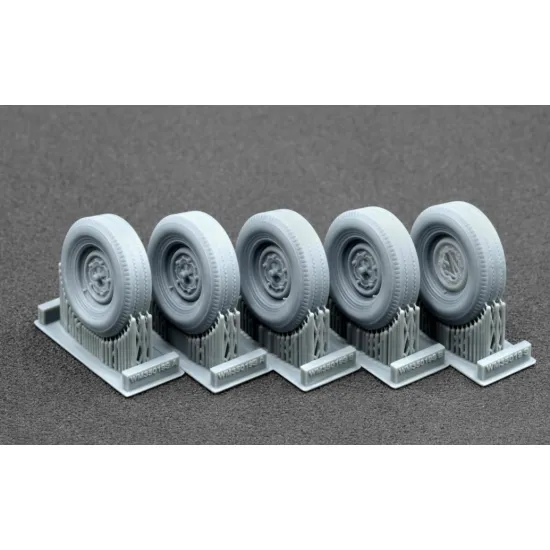 Scalex Wm-35019s 1/35 Cargo Truck T2 Sagged Wheel Set For Ak-interactive