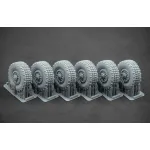 Scalex Wm-35011s 1/35 Himars V1 Sagged Wheel Set For Trumpeter