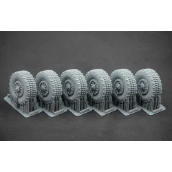 Scalex Wm-35011s 1/35 Himars V1 Sagged Wheel Set For Trumpeter