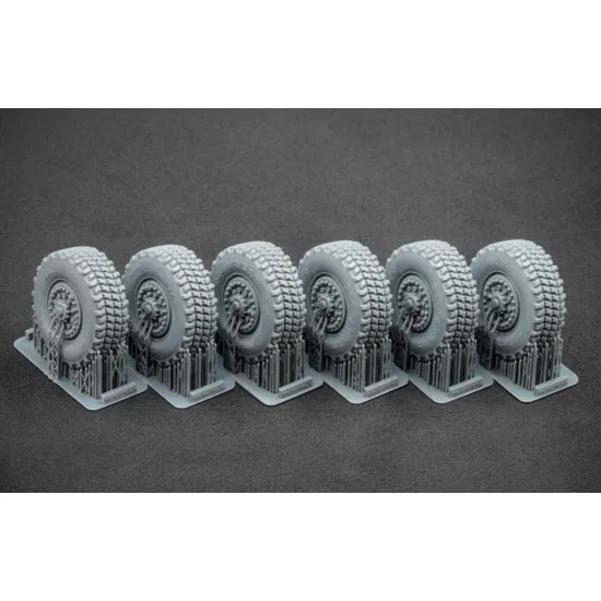 Scalex Wm-35011s 1/35 Himars V1 Sagged Wheel Set For Trumpeter