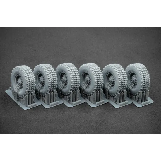 Scalex Wm-35012s 1/35 Himars V2 Sagged Wheel Set For Trumpeter