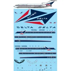 26decals 72-160 1/72 Delta Boeing 727-200 Decal For Aircraft