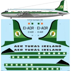 26decals 72-175 1/72 Aer Turas Douglas C-54 Decal For Aircraft