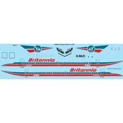 26decals 200-01 1/200 Britannia Airways Boeing 737-200 Laser Decal