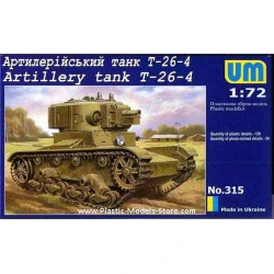 T-26-4 Soviet Artillery Tank w/A-34 Turret WWII 1/72 UM 315