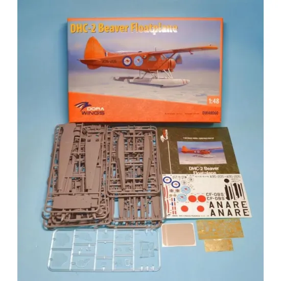 Dora Wings 48060 1/48 Dhc-2 Beaver Floatplane Plastic Model Kit