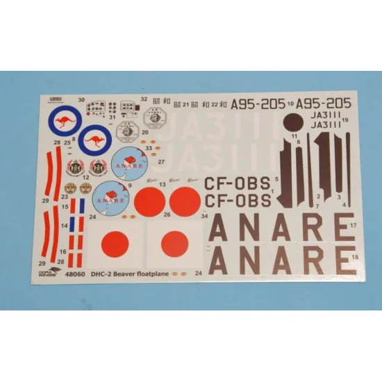 Dora Wings 48060 1/48 Dhc-2 Beaver Floatplane Plastic Model Kit