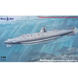 Mikro Mir 144-037 1/144 Delfino Submarine Plastic Model Kit