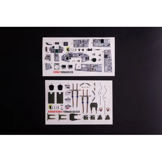 Kelik K32041 1/32 Tornado Ecr - Interior 3d Decals For Italeri Kit