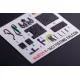 Kelik K48129 1/48 F-16cj - Interior 3d Decals For Hasegawa Kit