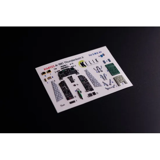 Kelik K48133 1/48 A-10c - Interior 3d Decals For Gwh Kit