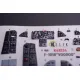 Kelik K48134 1/48 F-101b Voodoo - Interior 3d Decals For Zimi Model/Kittyhawk Kit