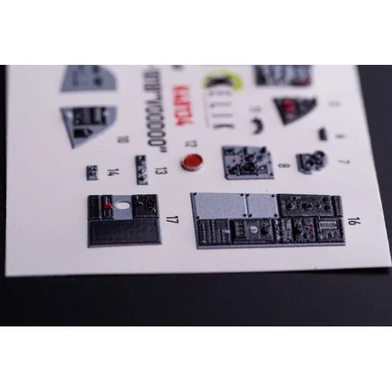 Kelik K48134 1/48 F-101b Voodoo - Interior 3d Decals For Zimi Model/Kittyhawk Kit