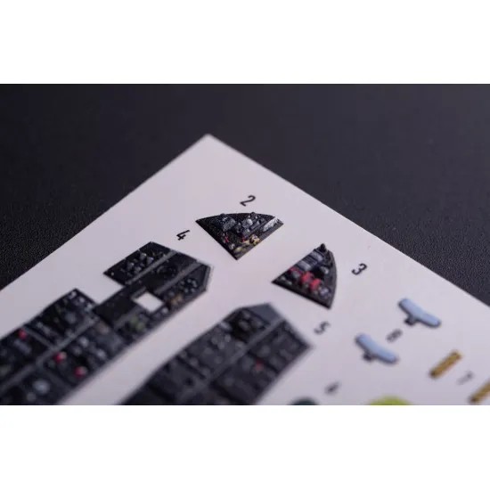 Kelik K48135 1/48 F-101a/C Voodoo - Interior 3d Decals For Zimi Model/Kittyhawk Kit