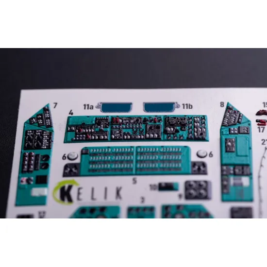 Kelik K48137 1/48 Mi-8mt - Interior 3d Decals For Trumpeter Kit