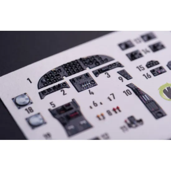 Kelik K72147 1/72 Fw-200c Condor - Interior 3d Decals For Trumpeter Kit
