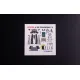 Kelik K72198 1/72 A-10c - Interior 3d Decals For Hasegawa Kit