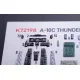 Kelik K72198 1/72 A-10c - Interior 3d Decals For Hasegawa Kit