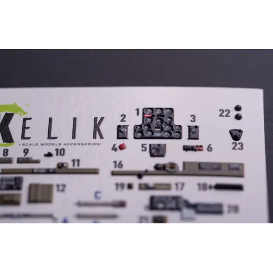 Kelik K72199 1/72 H-75a1/Ar - Interior 3d Decals For Arma Hobby Kit