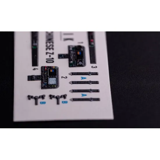 Kelik K72206 1/72 Z-10 Chinese - Interior 3d Decals For Hobbyboss Kit