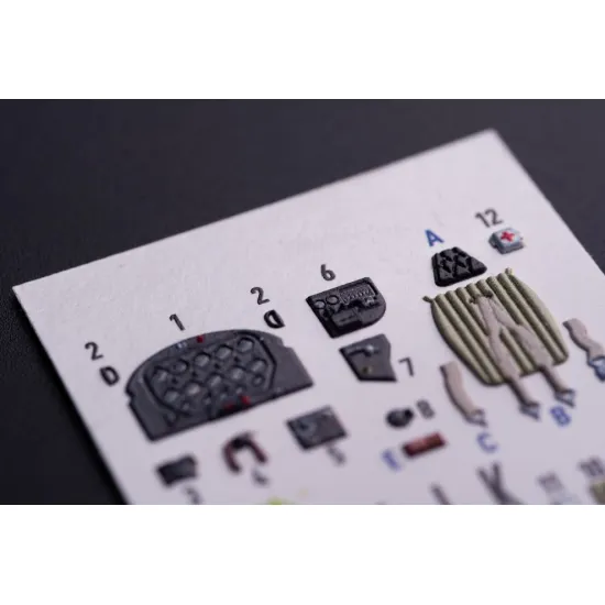 Kelik K72207 1/72 Mig-3 - Interior 3d Decals For Armory Kit