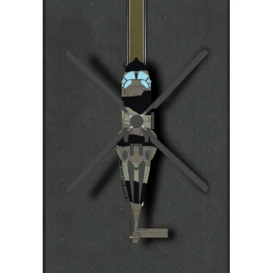 Kelik Ks72108 1/72 French Frigate D-650 Aquitaine 2017 - Base - Acrylic 3 Mm 280 / 180 Mm 170 G For Any Helicopters