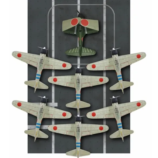 Kelik Ks72111 1/72 Ijn Hiryu 1941 - Acrylic 3 Mm 410 / 270 Mm 410 G For For Diorama Japan Fighters