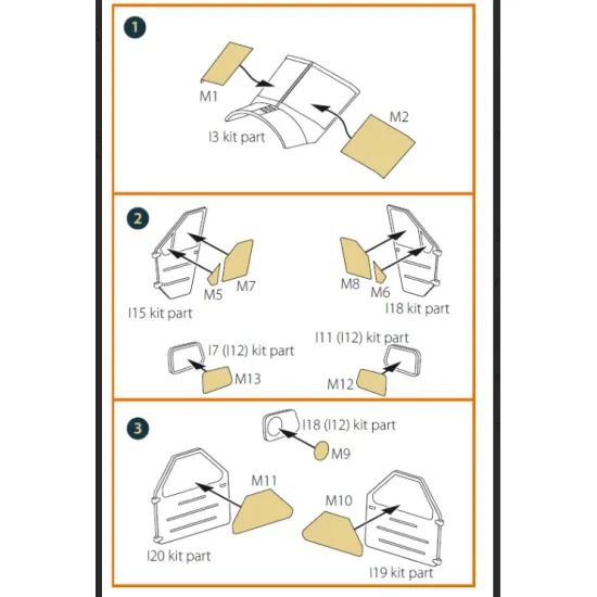 Clear Prop Cpa48102 1/48 Dhc-2 Beaver Painting Mask On Yellow Kabuki Paper For Dora Wings Kit