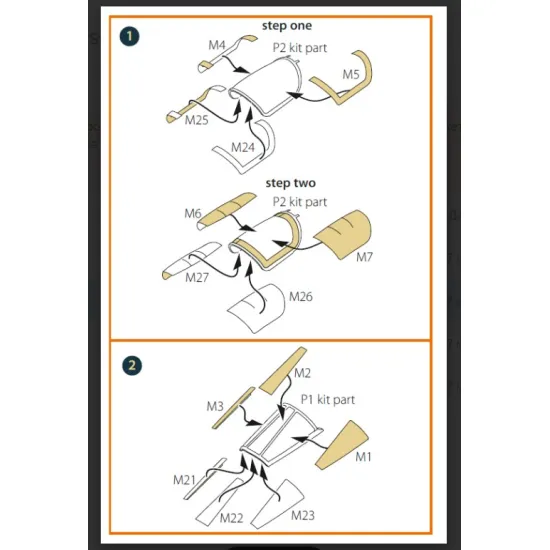 Clear Prop Cpa48105 1/48 Jaguar Single Seat Double-sided Painting Mask On Yellow Kabuki Paper For Airfix Kit