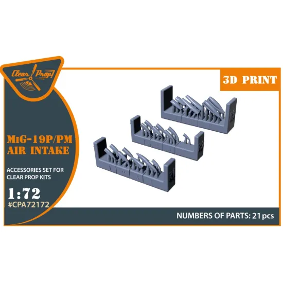 Clear Prop Cpa72172 1/72 Mig-19p/Pm Air Intake For Cp Kits