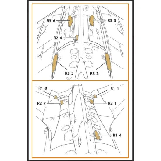 Clear Prop Cpa72172 1/72 Mig-19p/Pm Air Intake For Cp Kits
