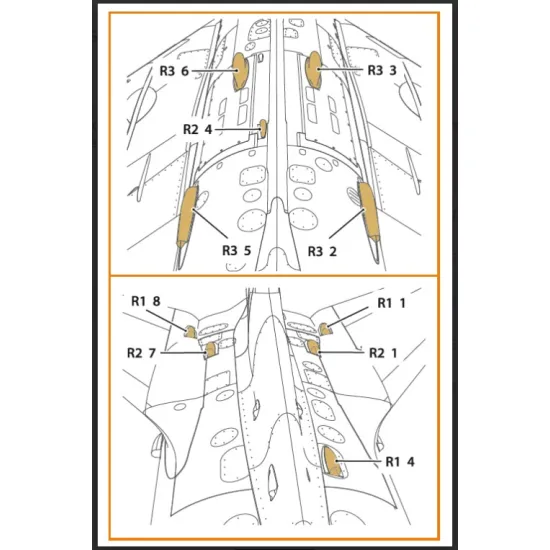 Clear Prop Cpa72172 1/72 Mig-19p/Pm Air Intake For Cp Kits
