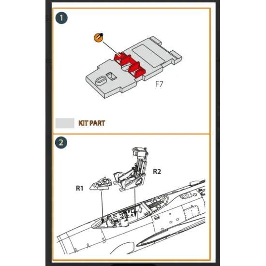 Clear Prop Cpa72176 1/72 Mig-19 Ejection Seat And Instrument Panel Cover For Cp Kits