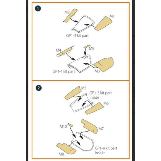 Clear Prop Cpa72198 1/72 Mirage-2000c Double-sided Painting Mask On Yellow Kabuki Paper For Dream Model Kits
