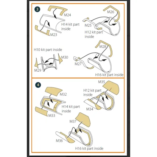 Clear Prop Cpa72201 1/72 Mirage 2000b/N Double-sided Painting Mask On Yellow Kabuki Paper For Modelsvit Kit