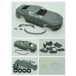 Diolex Dp24029 1/24 3d Print Resin Kit 2024 Ford Mustang Dark Horse